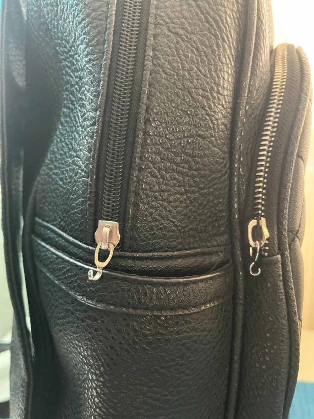 Black Leather Jones New York Backpack